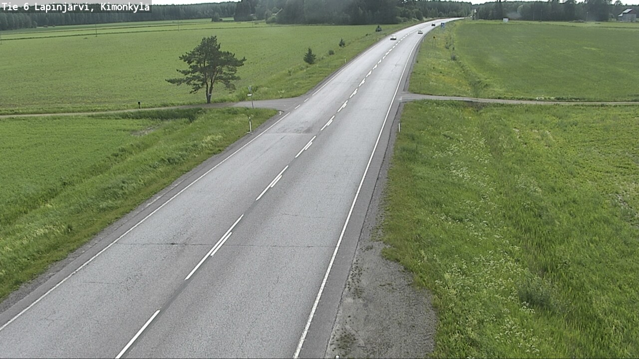 Weather Camera Image Väg 6 Lapinjärvi, Kimoböle, Lapinjärvi, Uusimaa
