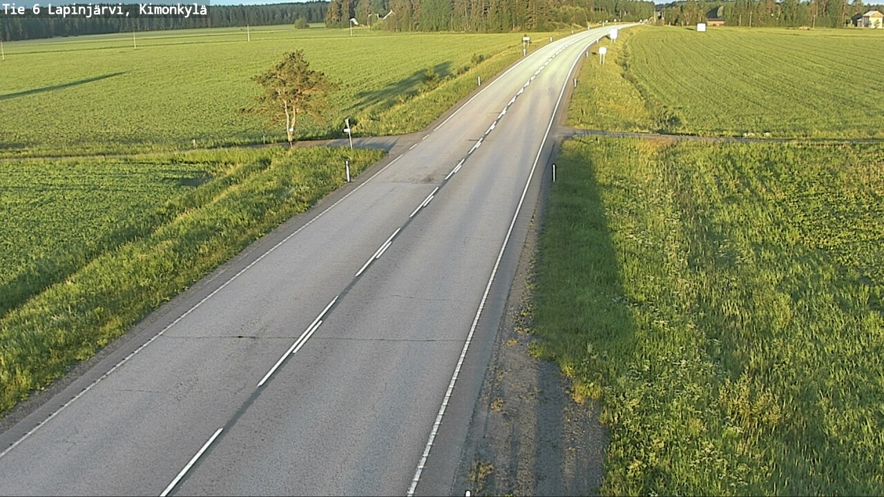 Weather Camera Image Väg 6 Lapinjärvi, Kimoböle, Lapinjärvi, Uusimaa