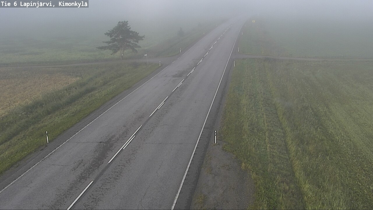 Weather Camera Image Väg 6 Lapinjärvi, Kimoböle, Lapinjärvi, Uusimaa