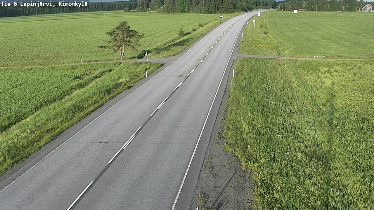 Weather Camera Image Väg 6 Lapinjärvi, Kimoböle, Lapinjärvi, Uusimaa