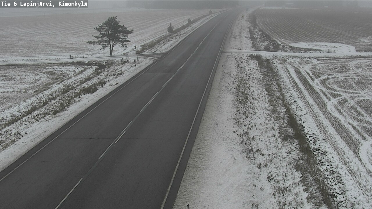 Weather Camera Image Väg 6 Lapinjärvi, Kimoböle, Lapinjärvi, Uusimaa