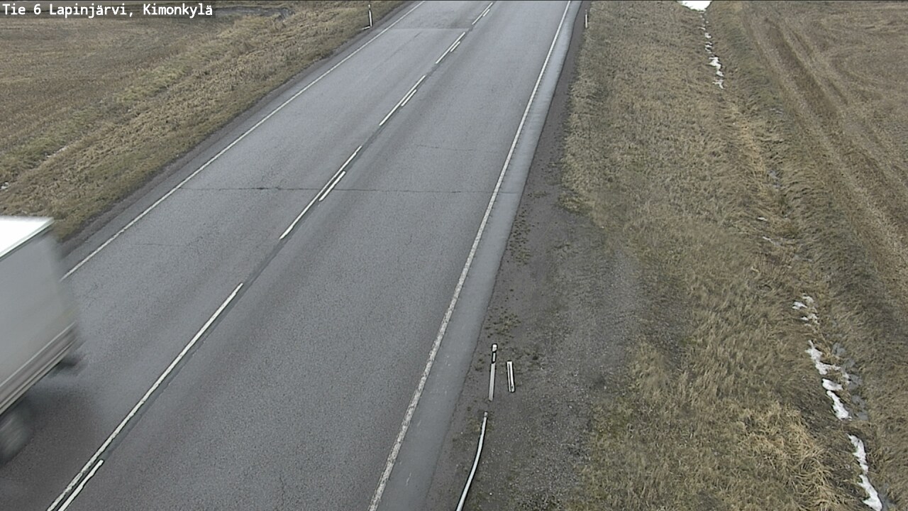 Weather Camera Image Road 6 Lapinjärvi, Kimonkylä, Lapinjärvi, Uusimaa