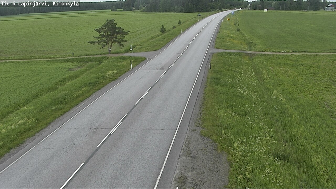 Weather Camera Image Väg 6 Lapinjärvi, Kimoböle, Lapinjärvi, Uusimaa