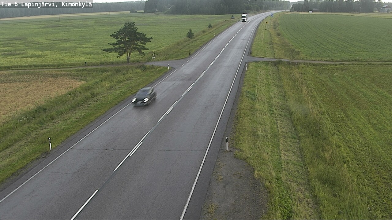 Weather Camera Image Väg 6 Lapinjärvi, Kimoböle, Lapinjärvi, Uusimaa