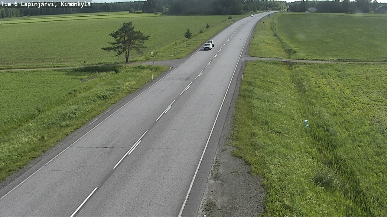 Weather Camera Image Väg 6 Lapinjärvi, Kimoböle, Lapinjärvi, Uusimaa