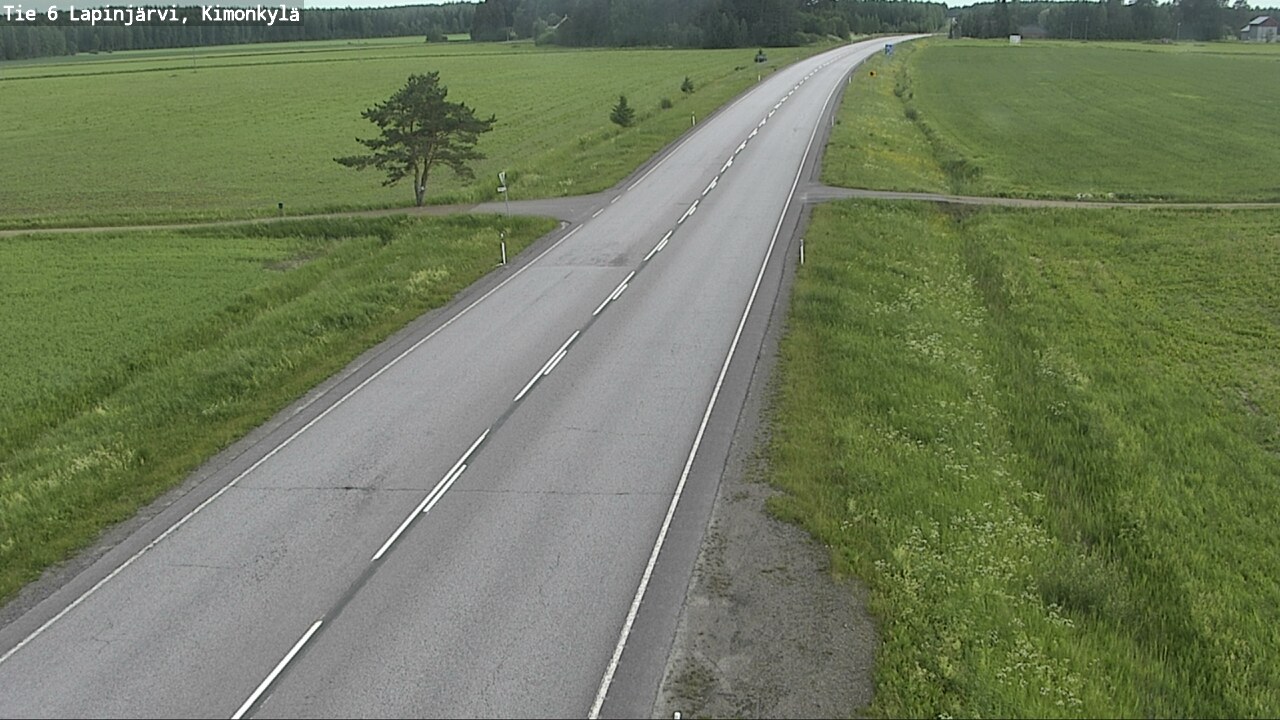 Weather Camera Image Väg 6 Lapinjärvi, Kimoböle, Lapinjärvi, Uusimaa