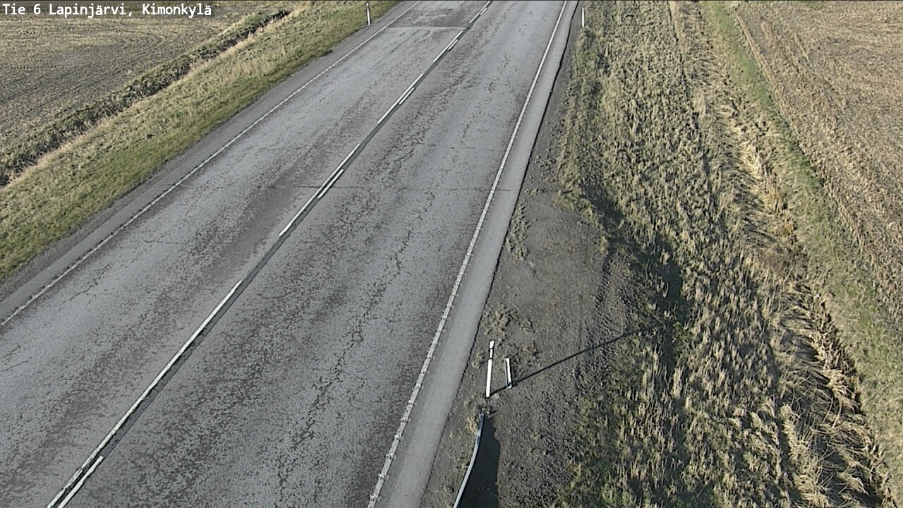 Weather Camera Image Väg 6 Lapinjärvi, Kimoböle, Lapinjärvi, Uusimaa