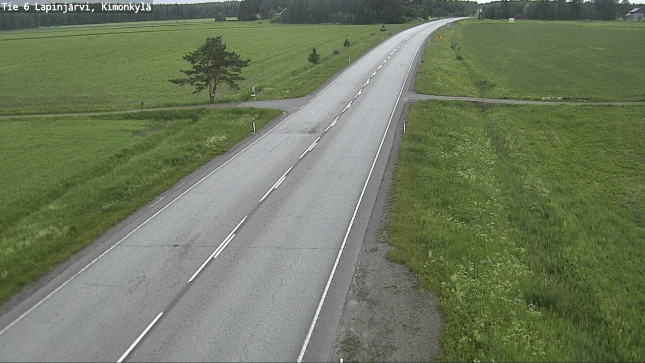 Weather Camera Image Väg 6 Lapinjärvi, Kimoböle, Lapinjärvi, Uusimaa
