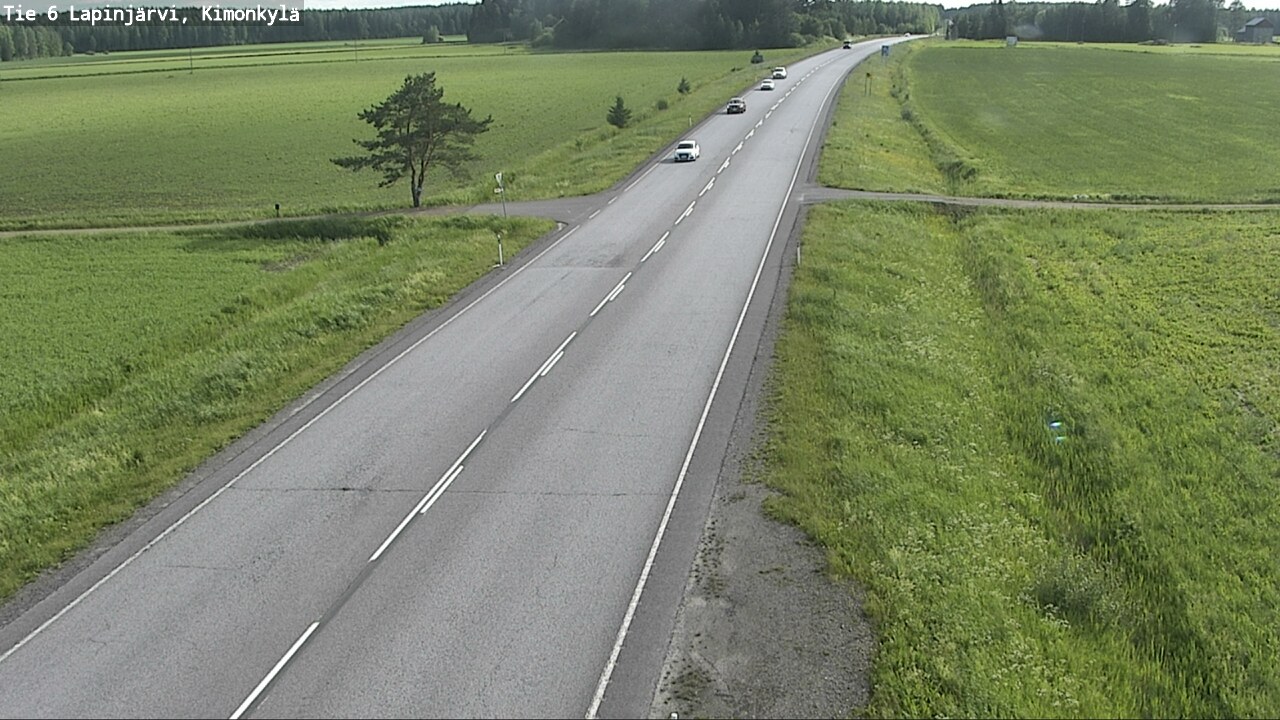 Weather Camera Image Väg 6 Lapinjärvi, Kimoböle, Lapinjärvi, Uusimaa