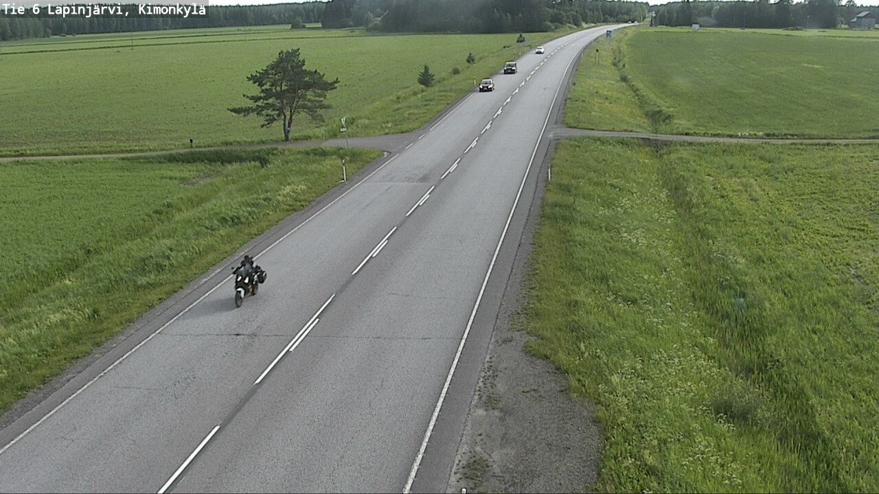 Weather Camera Image Väg 6 Lapinjärvi, Kimoböle, Lapinjärvi, Uusimaa