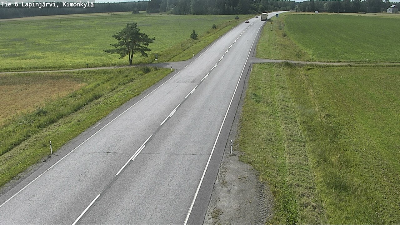 Weather Camera Image Väg 6 Lapinjärvi, Kimoböle, Lapinjärvi, Uusimaa