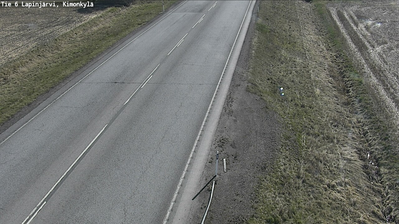 Weather Camera Image Väg 6 Lapinjärvi, Kimoböle, Lapinjärvi, Uusimaa