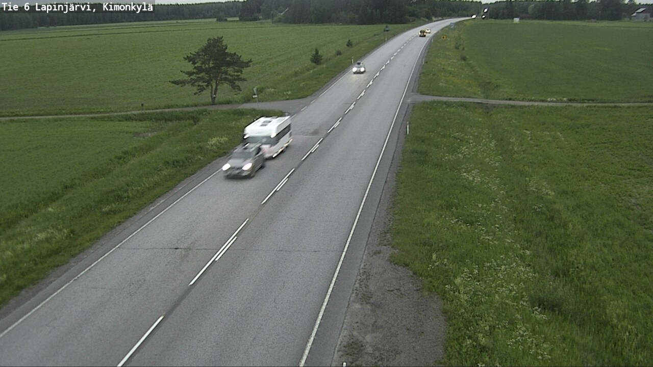 Weather Camera Image Väg 6 Lapinjärvi, Kimoböle, Lapinjärvi, Uusimaa