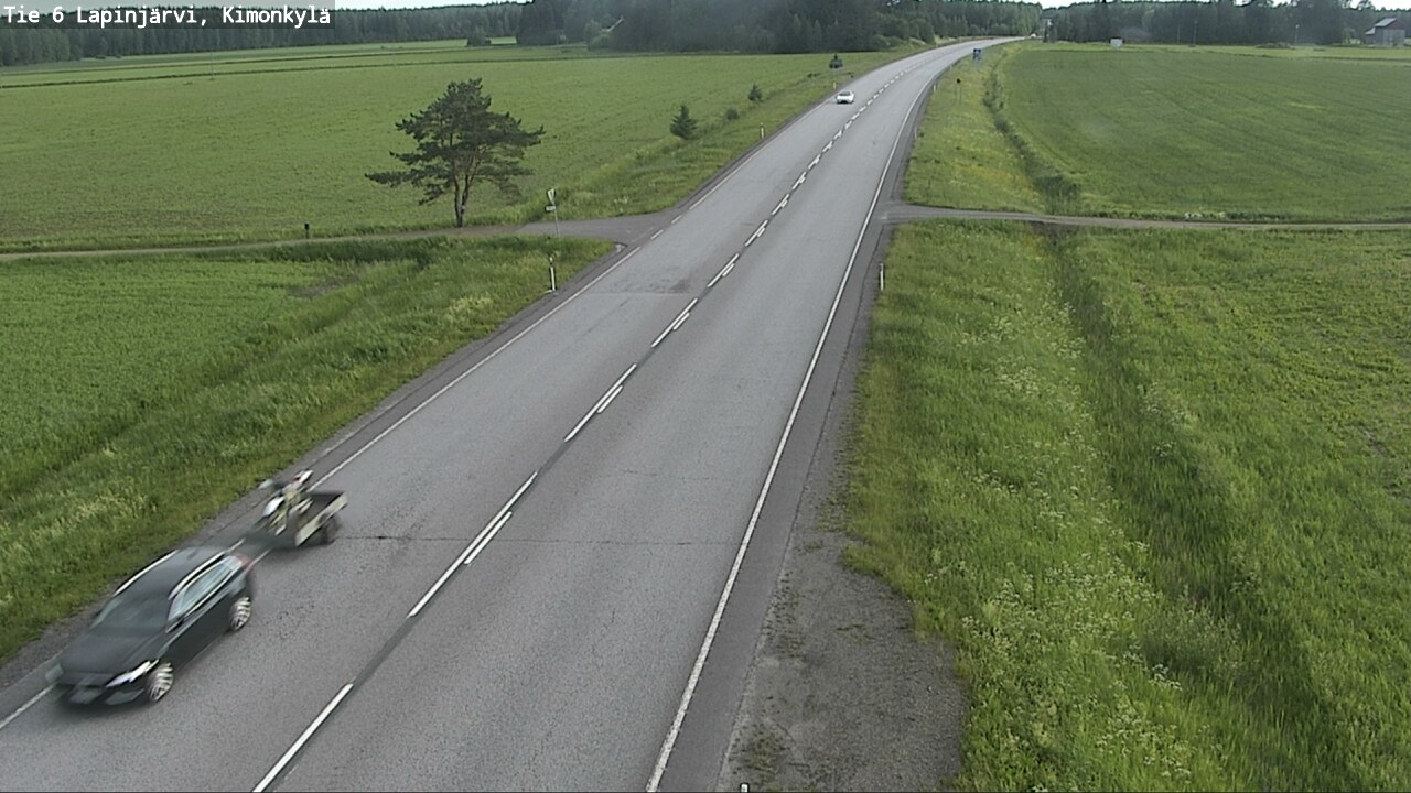 Weather Camera Image Väg 6 Lapinjärvi, Kimoböle, Lapinjärvi, Uusimaa