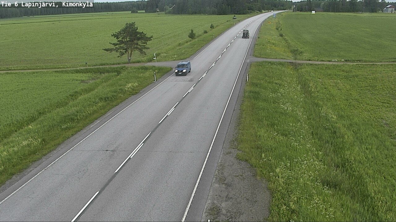 Weather Camera Image Väg 6 Lapinjärvi, Kimoböle, Lapinjärvi, Uusimaa