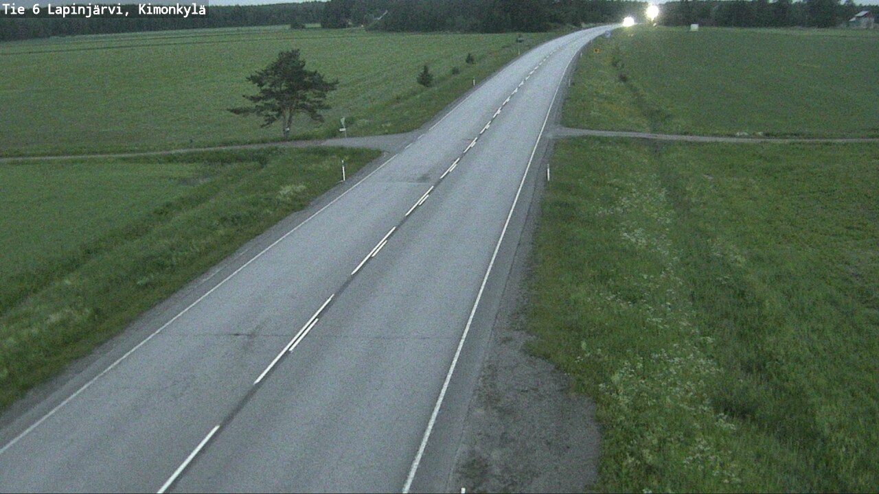 Weather Camera Image Väg 6 Lapinjärvi, Kimoböle, Lapinjärvi, Uusimaa