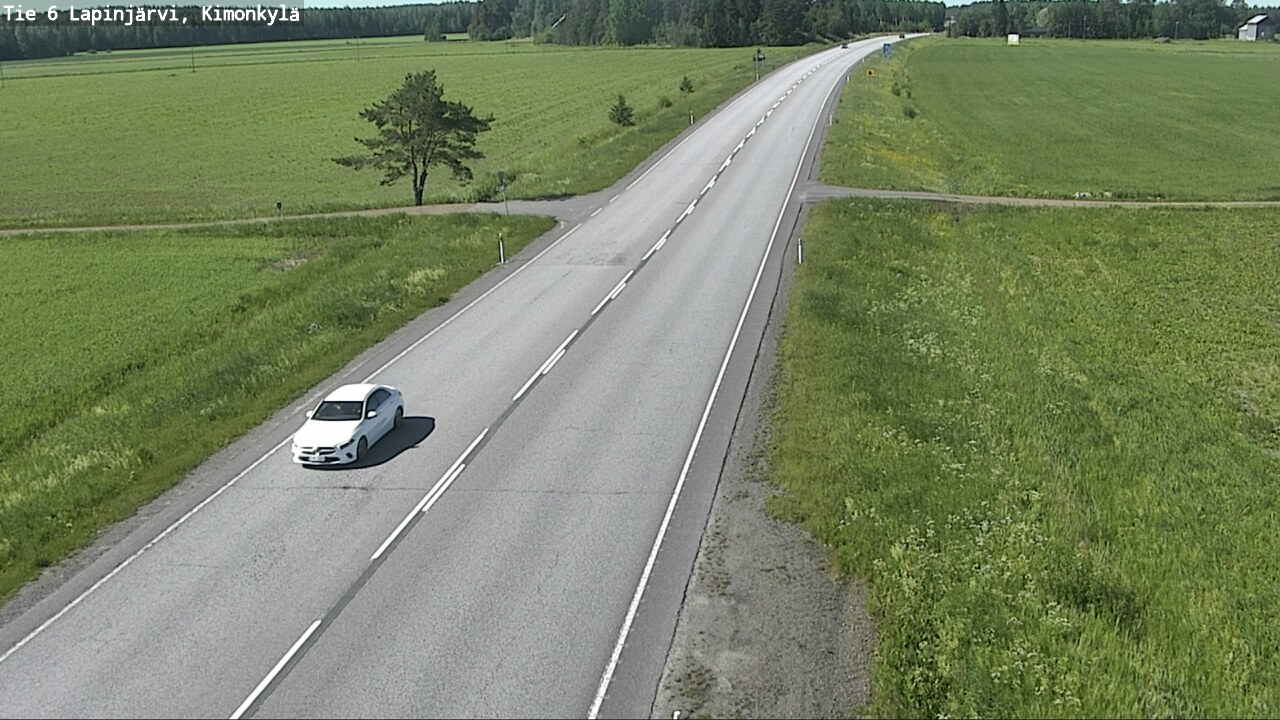 Weather Camera Image Väg 6 Lapinjärvi, Kimoböle, Lapinjärvi, Uusimaa
