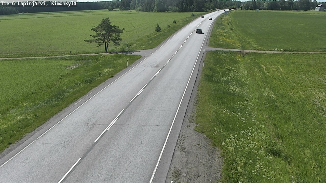 Weather Camera Image Väg 6 Lapinjärvi, Kimoböle, Lapinjärvi, Uusimaa