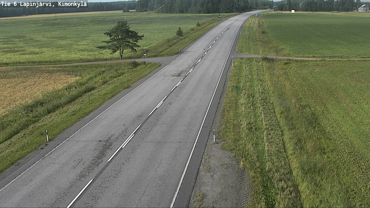 Weather Camera Image Väg 6 Lapinjärvi, Kimoböle, Lapinjärvi, Uusimaa