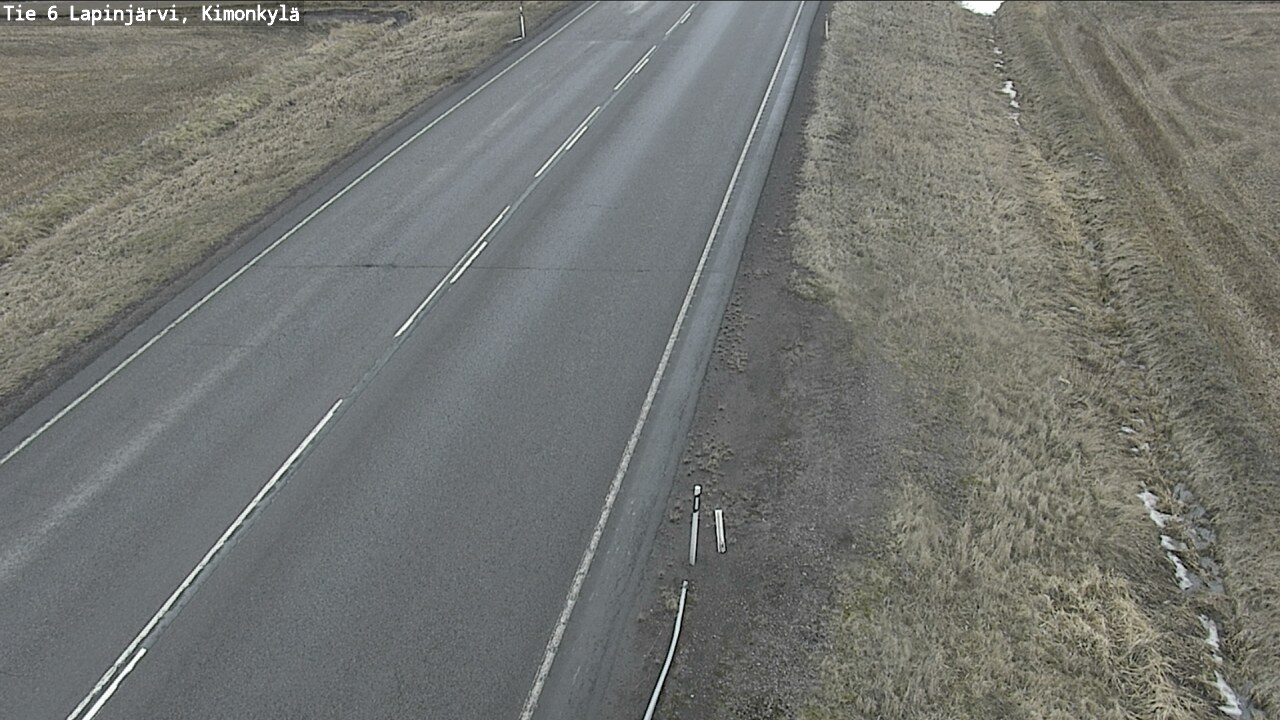 Weather Camera Image Road 6 Lapinjärvi, Kimonkylä, Lapinjärvi, Uusimaa