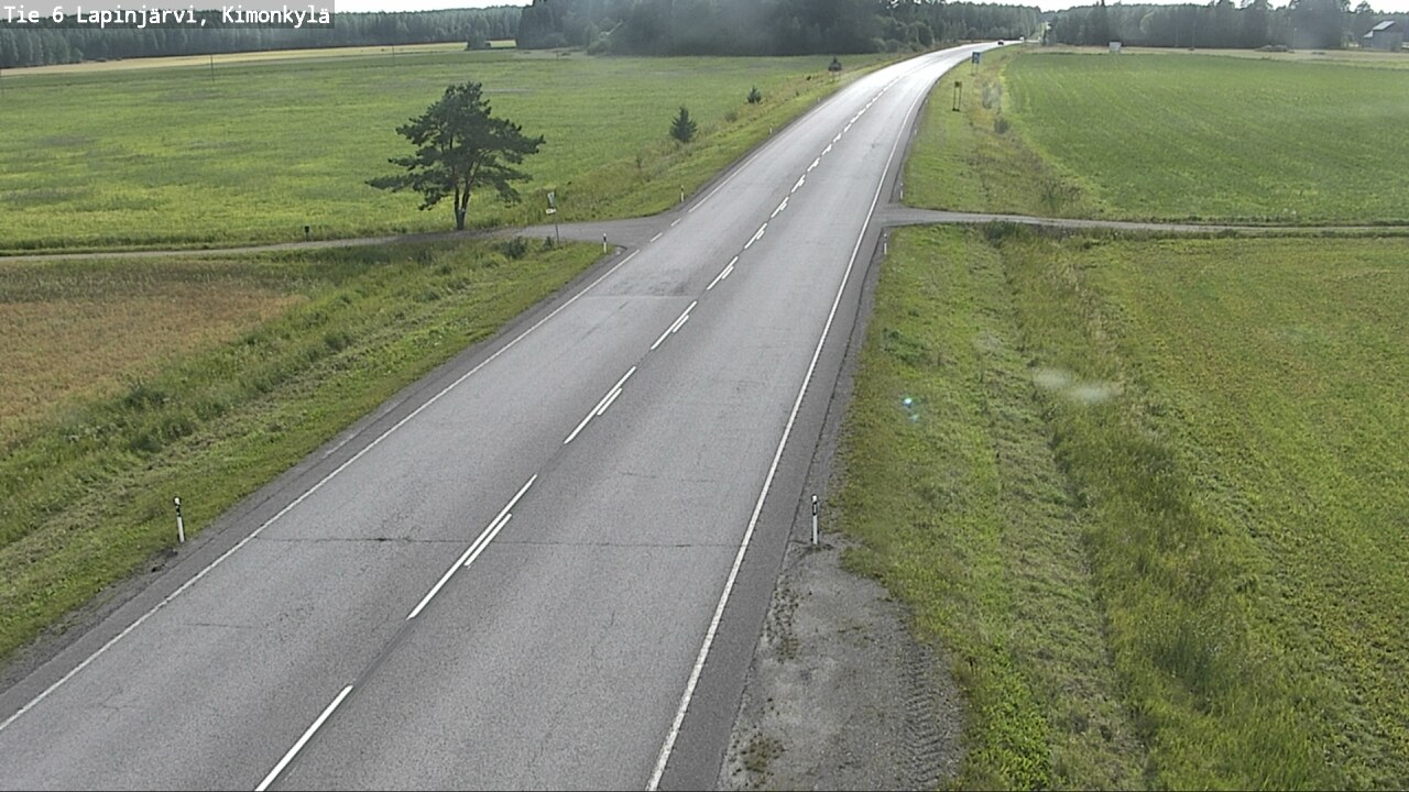 Weather Camera Image Väg 6 Lapinjärvi, Kimoböle, Lapinjärvi, Uusimaa