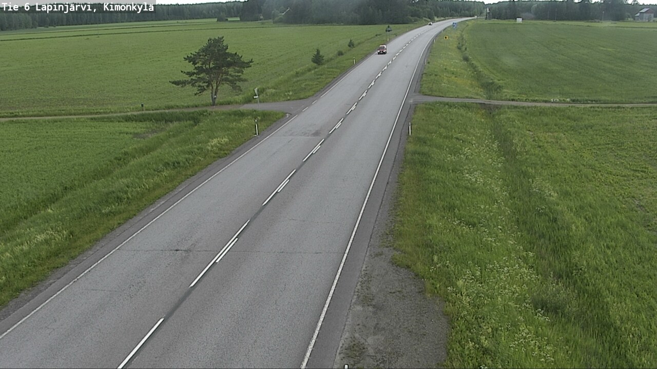 Weather Camera Image Väg 6 Lapinjärvi, Kimoböle, Lapinjärvi, Uusimaa