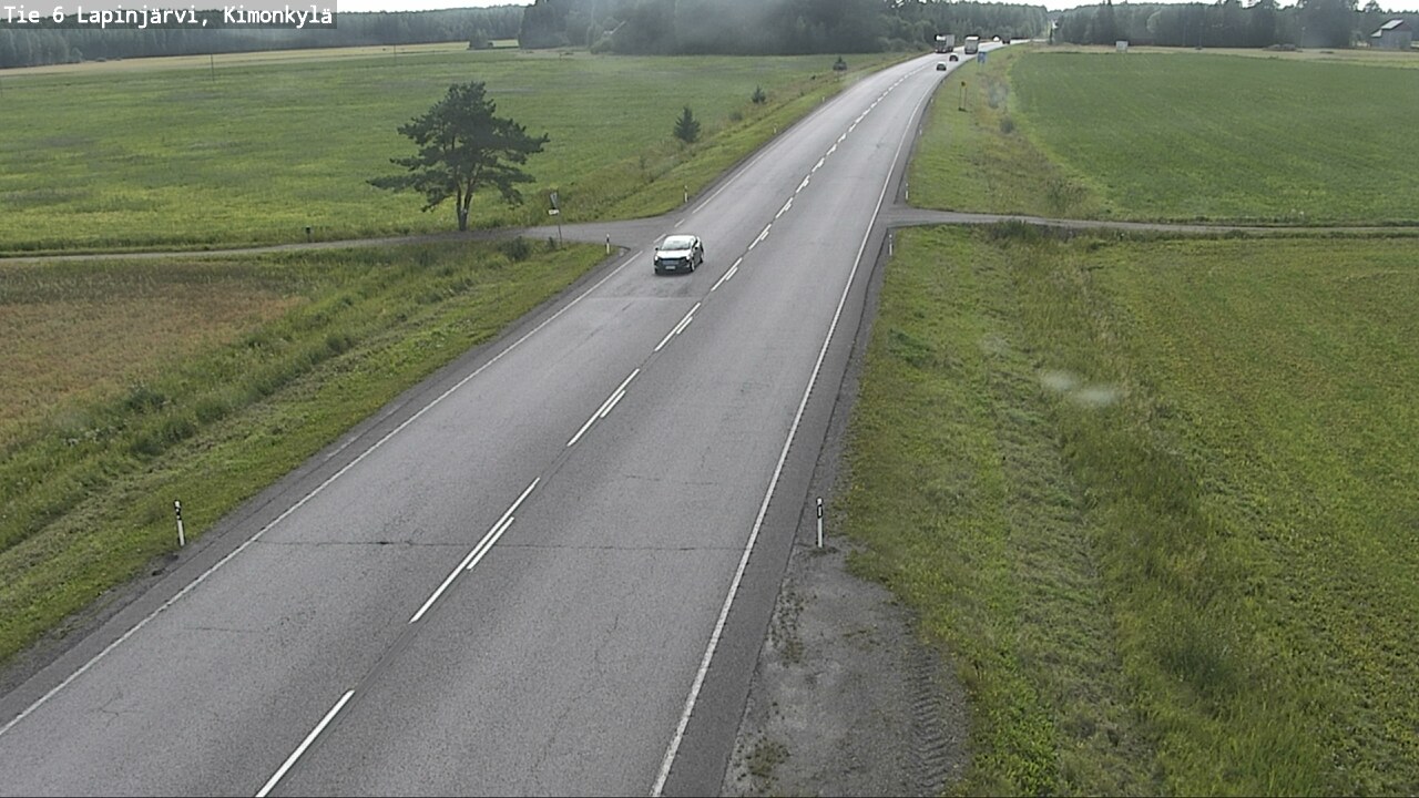 Weather Camera Image Väg 6 Lapinjärvi, Kimoböle, Lapinjärvi, Uusimaa