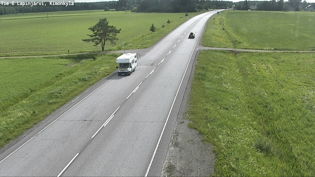 Weather Camera Image Väg 6 Lapinjärvi, Kimoböle, Lapinjärvi, Uusimaa