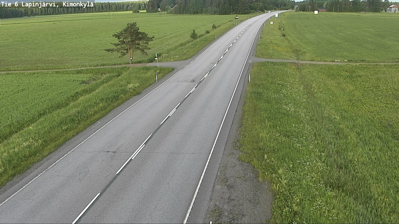 Weather Camera Image Väg 6 Lapinjärvi, Kimoböle, Lapinjärvi, Uusimaa