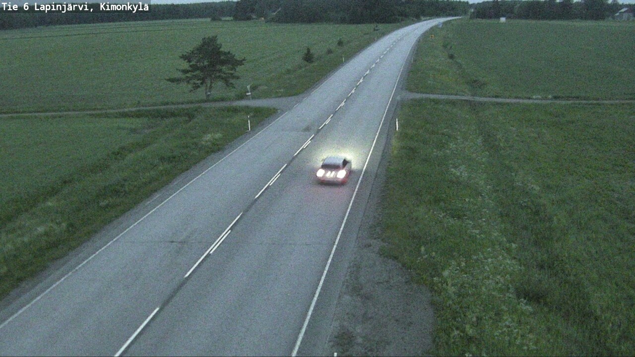 Weather Camera Image Väg 6 Lapinjärvi, Kimoböle, Lapinjärvi, Uusimaa