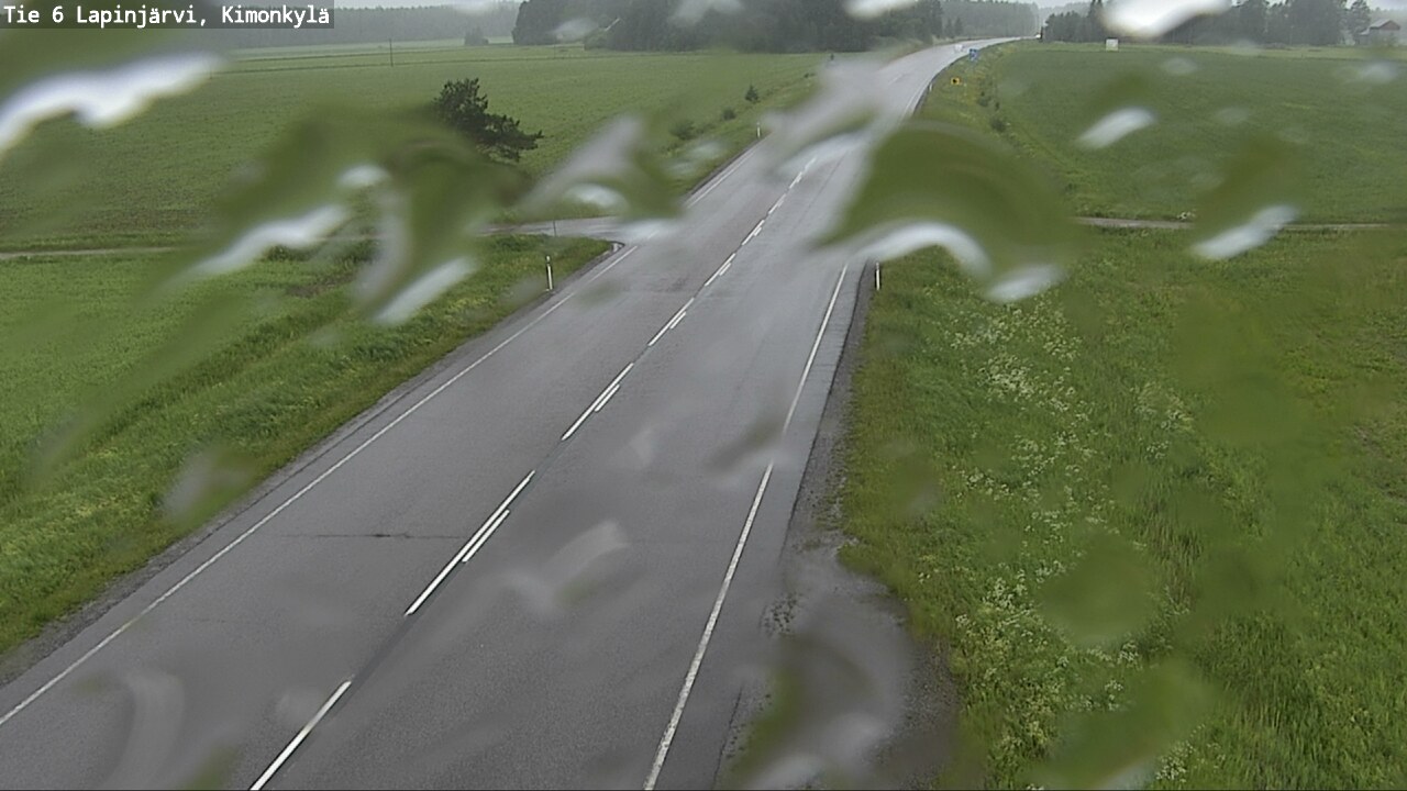 Weather Camera Image Road 6 Lapinjärvi, Kimonkylä, Lapinjärvi, Uusimaa