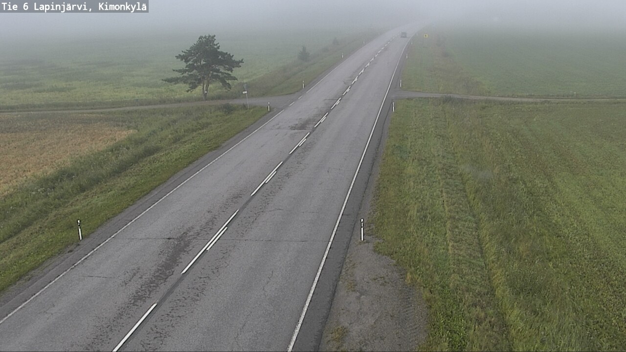 Weather Camera Image Väg 6 Lapinjärvi, Kimoböle, Lapinjärvi, Uusimaa