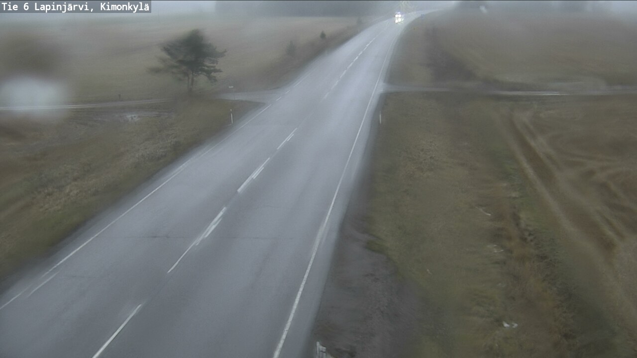 Weather Camera Image Väg 6 Lapinjärvi, Kimoböle, Lapinjärvi, Uusimaa