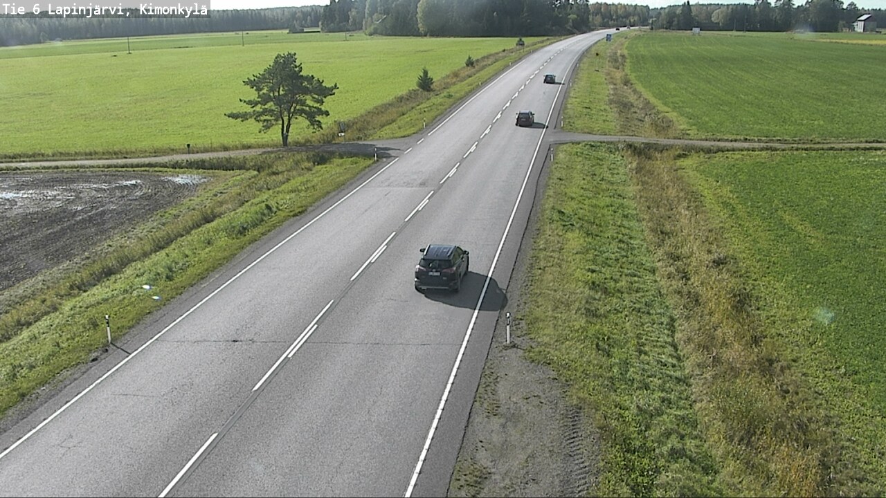 Weather Camera Image Road 6 Lapinjärvi, Kimonkylä, Lapinjärvi, Uusimaa