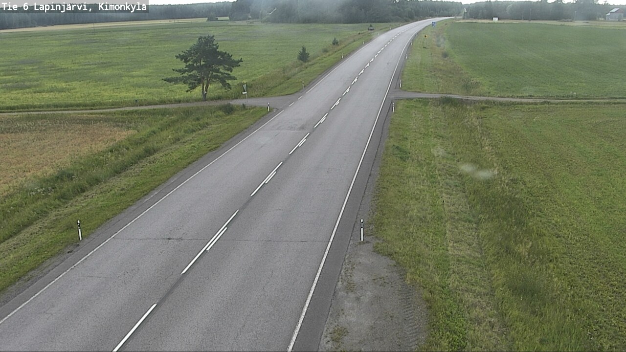 Weather Camera Image Väg 6 Lapinjärvi, Kimoböle, Lapinjärvi, Uusimaa