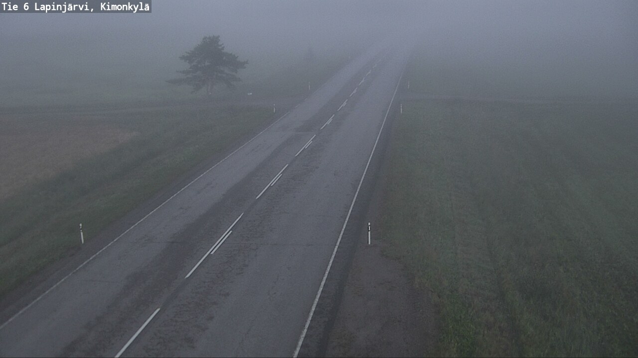 Weather Camera Image Väg 6 Lapinjärvi, Kimoböle, Lapinjärvi, Uusimaa