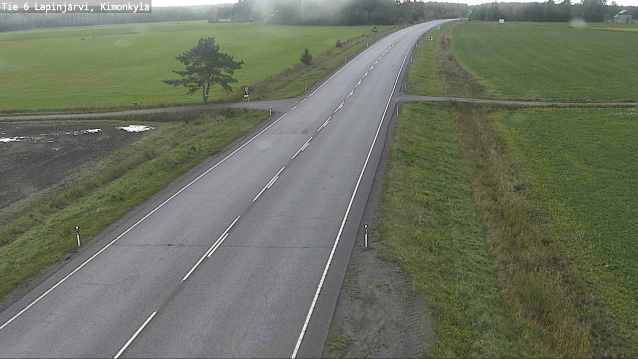 Weather Camera Image Väg 6 Lapinjärvi, Kimoböle, Lapinjärvi, Uusimaa