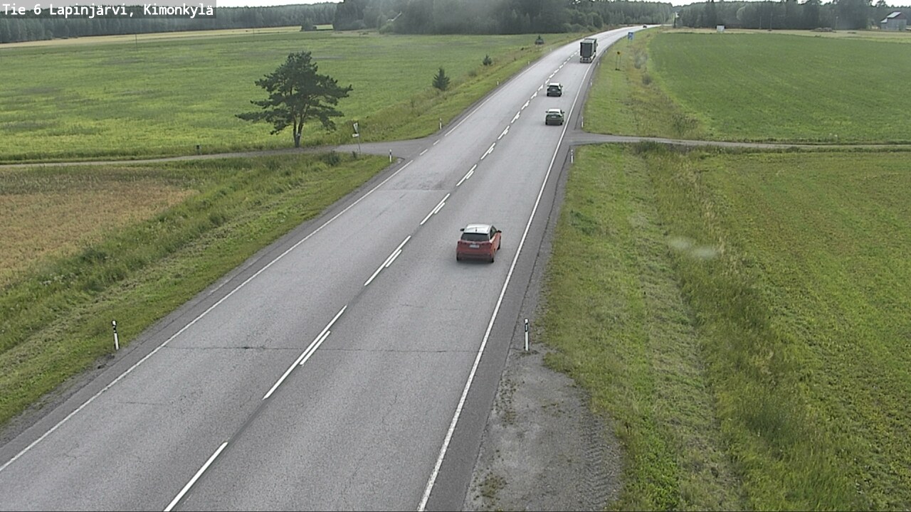 Weather Camera Image Väg 6 Lapinjärvi, Kimoböle, Lapinjärvi, Uusimaa