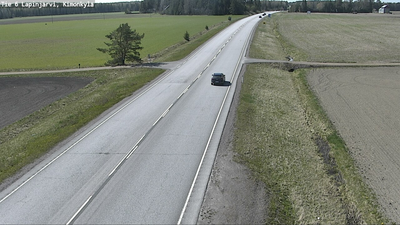Weather Camera Image Väg 6 Lapinjärvi, Kimoböle, Lapinjärvi, Uusimaa