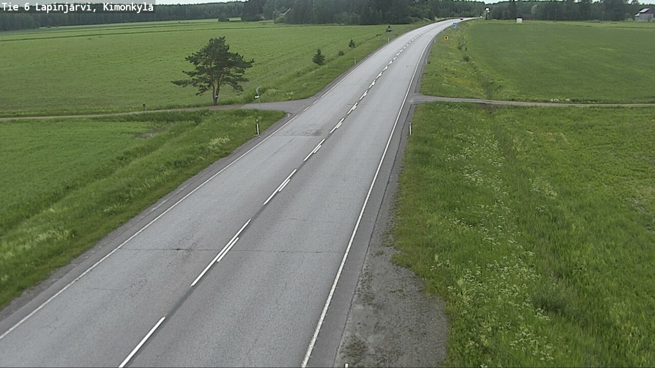 Weather Camera Image Väg 6 Lapinjärvi, Kimoböle, Lapinjärvi, Uusimaa