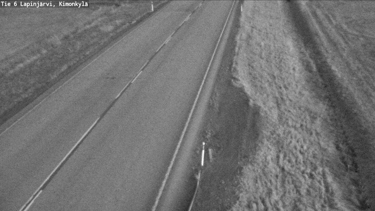 Weather Camera Image Väg 6 Lapinjärvi, Kimoböle, Lapinjärvi, Uusimaa