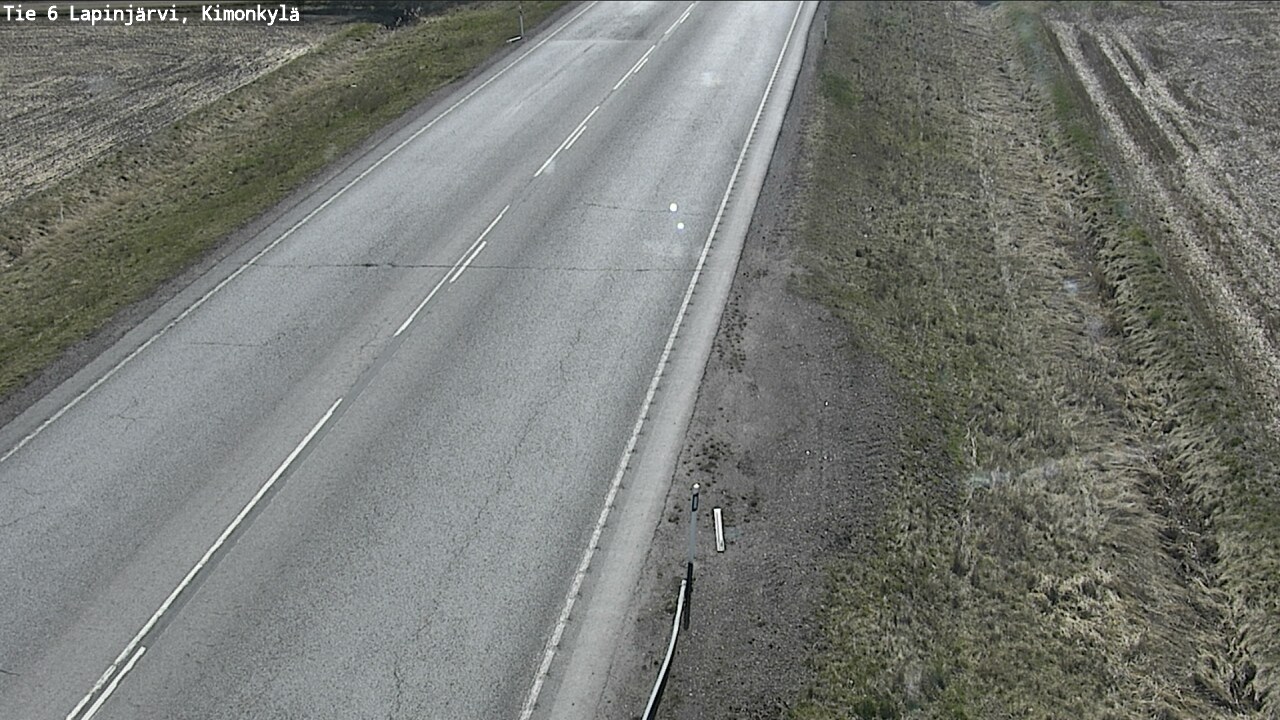 Weather Camera Image Väg 6 Lapinjärvi, Kimoböle, Lapinjärvi, Uusimaa