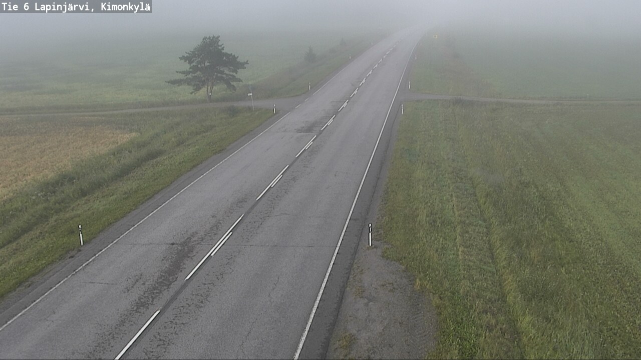 Weather Camera Image Väg 6 Lapinjärvi, Kimoböle, Lapinjärvi, Uusimaa