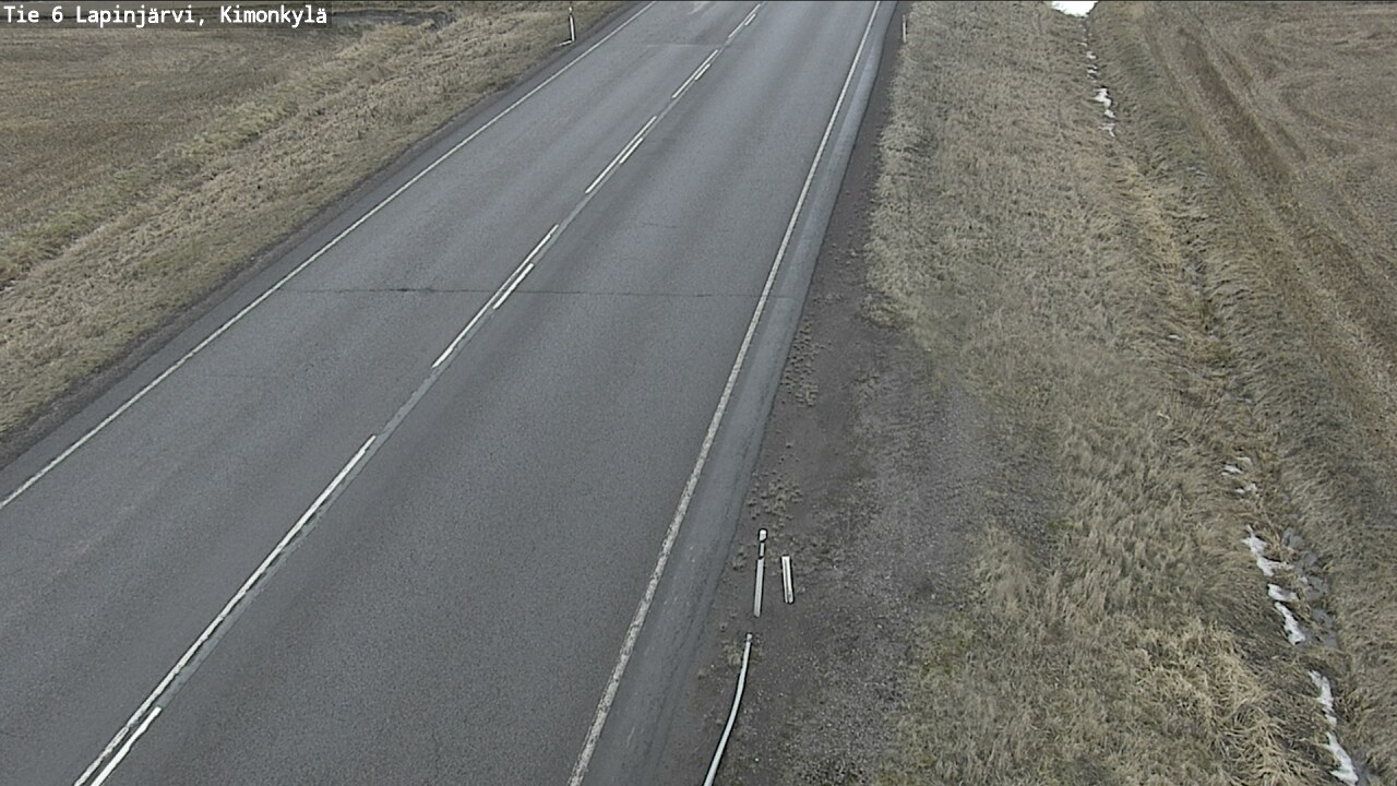 Weather Camera Image Road 6 Lapinjärvi, Kimonkylä, Lapinjärvi, Uusimaa