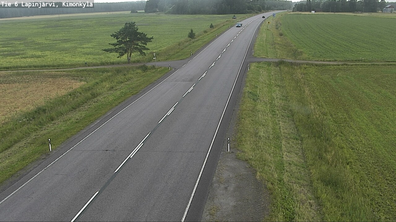 Weather Camera Image Väg 6 Lapinjärvi, Kimoböle, Lapinjärvi, Uusimaa