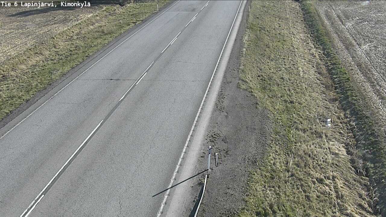 Weather Camera Image Väg 6 Lapinjärvi, Kimoböle, Lapinjärvi, Uusimaa