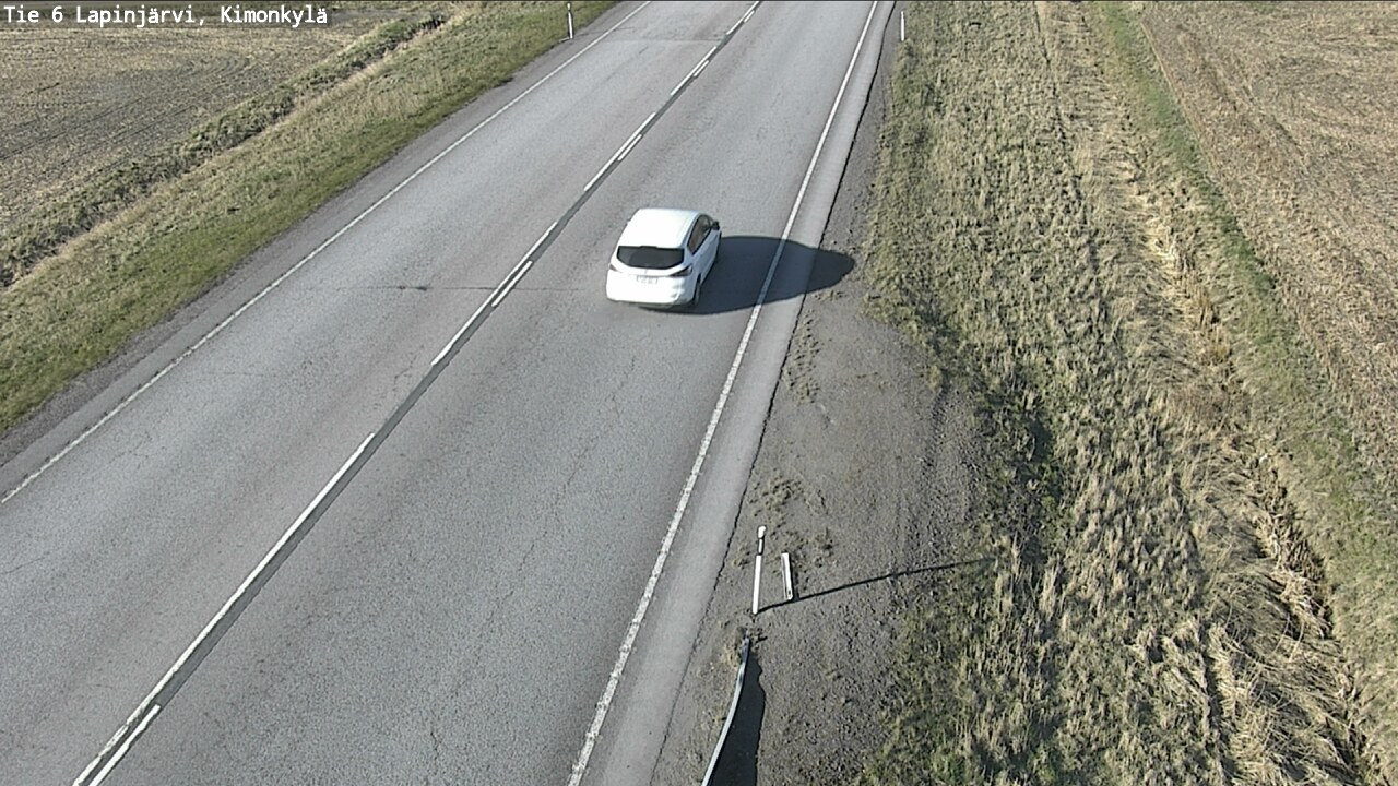 Weather Camera Image Road 6 Lapinjärvi, Kimonkylä, Lapinjärvi, Uusimaa