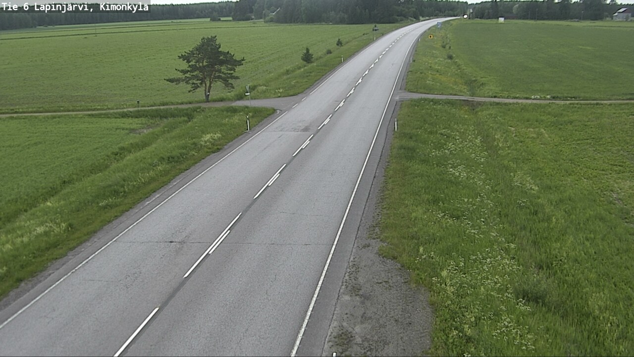 Weather Camera Image Väg 6 Lapinjärvi, Kimoböle, Lapinjärvi, Uusimaa