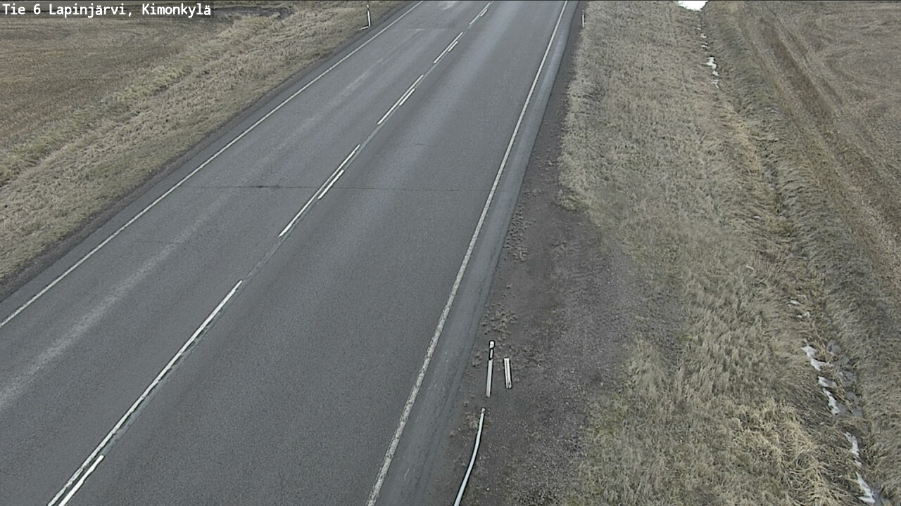 Weather Camera Image Road 6 Lapinjärvi, Kimonkylä, Lapinjärvi, Uusimaa