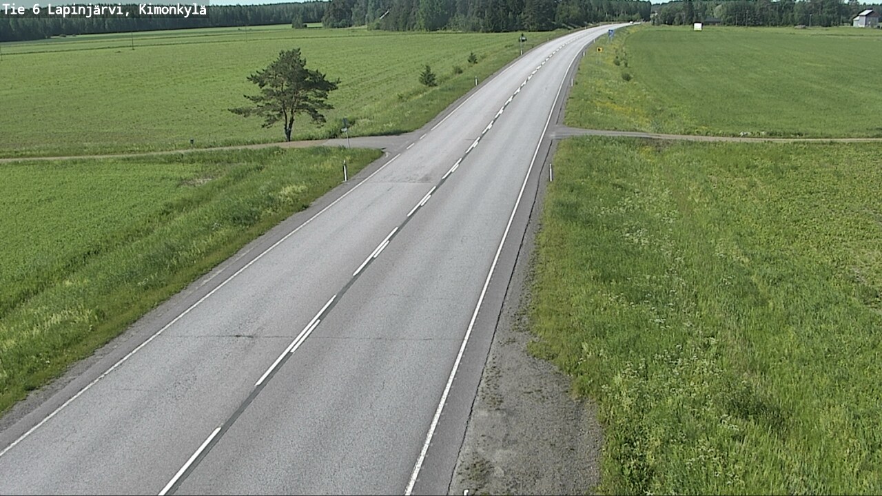 Weather Camera Image Väg 6 Lapinjärvi, Kimoböle, Lapinjärvi, Uusimaa